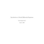 خرید و دانلود نسخه کامل کتاب Introduction to Partial Differential Equations