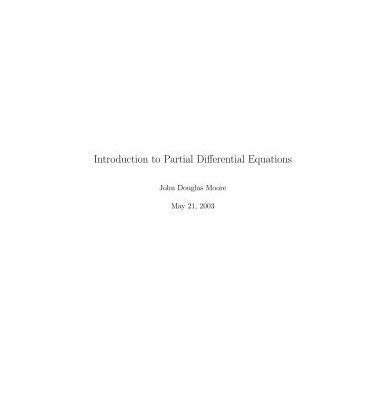 خرید و دانلود نسخه کامل کتاب Introduction to Partial Differential Equations