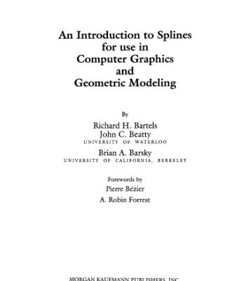 خرید و دانلود نسخه کامل کتاب Introduction to splines in computer graphics and geometric modeling