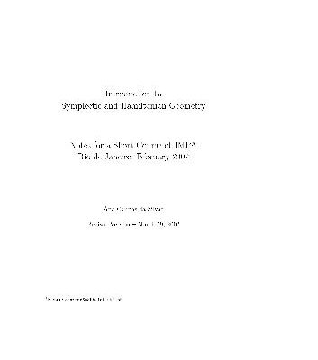 خرید و دانلود نسخه کامل کتاب Introduction to symplectic and Hamiltonian geometry