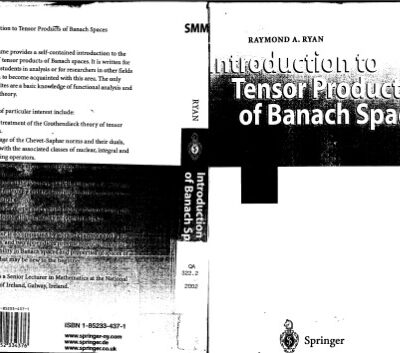 خرید و دانلود نسخه کامل کتاب Introduction to Tensor Products of Banach Spaces