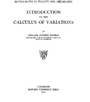 خرید و دانلود نسخه کامل کتاب Introduction To The Calculus Of Variations