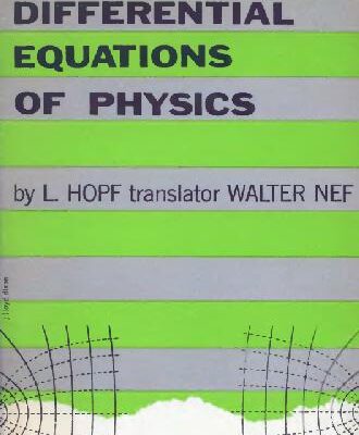 خرید و دانلود نسخه کامل کتاب Introduction to the differential equations of physics