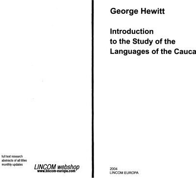 خرید و دانلود نسخه کامل کتاب Introduction to the Study of the Languages of the Caucasus