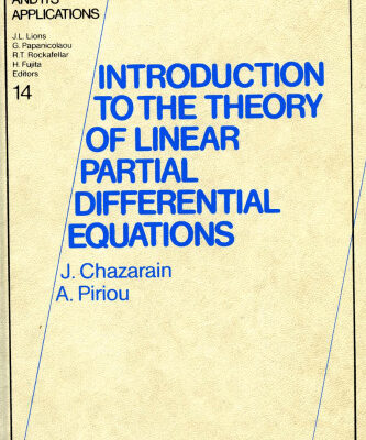 خرید و دانلود نسخه کامل کتاب Introduction to the Theory of Linear Partial Differential Equations