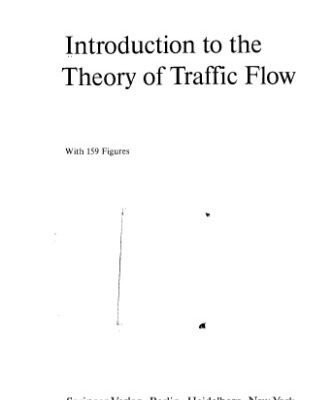 خرید و دانلود نسخه کامل کتاب Introduction to the theory of traffic flow