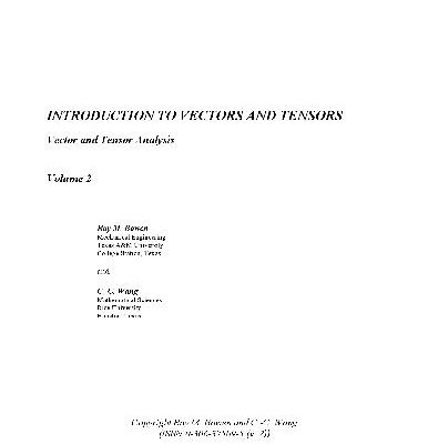 خرید و دانلود نسخه کامل کتاب Introduction to Vectors and Tensors