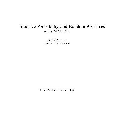 خرید و دانلود نسخه کامل کتاب Intuitive Probability and Random Processes using Matlab