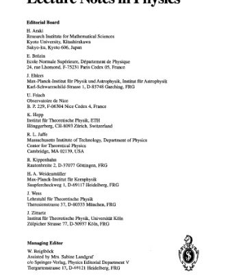 خرید و دانلود نسخه کامل کتاب Inverse Problems in Mathematical Physics: Proceedings of The Lapland Conference on Inverse Problems Held at Saariselkä, Finland, 14–20 June 1992