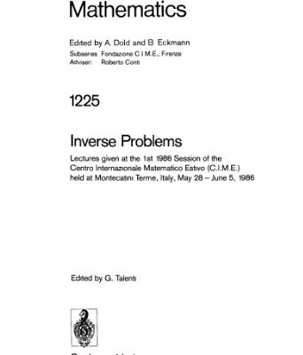 خرید و دانلود نسخه کامل کتاب Inverse Problems