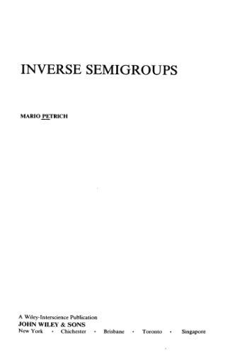 خرید و دانلود نسخه کامل کتاب Inverse Semigroups_6897b3e0a8d10.jpeg خرید و دانلود نسخه کامل کتاب Inverse Semigroups