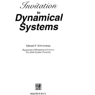 خرید و دانلود نسخه کامل کتاب Invitation to Dynamical Systems