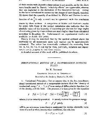 خرید و دانلود نسخه کامل کتاب Irrotational motion of a compressible inviscid fluid