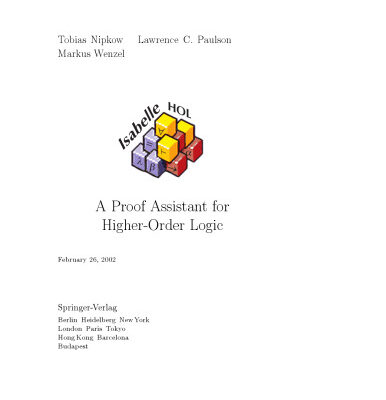 خرید و دانلود نسخه کامل کتاب Isabelle/HOL: A Proof Assistant for Higher-Order Logic