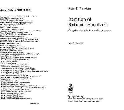 خرید و دانلود نسخه کامل کتاب Iteration of rational functions