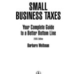 خرید و دانلود نسخه کامل کتاب JK Lasser’s Small Business Taxes: Your Complete Guide to a Better Bottom Line, 2005 Edition