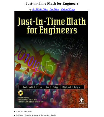 خرید و دانلود نسخه کامل کتاب Just-in-time math for engineers