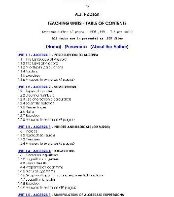 خرید و دانلود نسخه کامل کتاب Just the maths – units for students