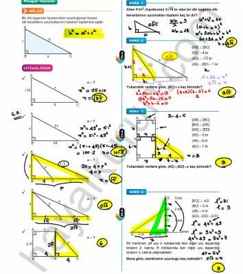 خرید و دانلود نسخه کامل کتاب KAF GEO-2 2018 Dik Üçgen Temel Kavram 1,2,3,4,5,6,7,8 Çözümler