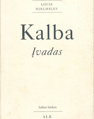 خرید و دانلود نسخه کامل کتاب Kalba: įvadas