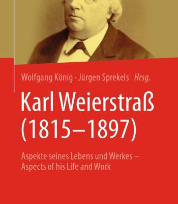 خرید و دانلود نسخه کامل کتاب Karl Weierstraß (1815-1897)