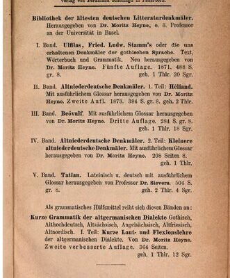 خرید و دانلود نسخه کامل کتاب Kleine altsächsische und altfränkische Grammatik