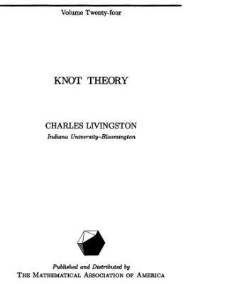 خرید و دانلود نسخه کامل کتاب Knot theory