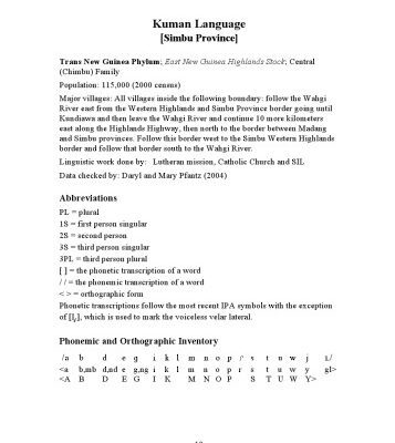 خرید و دانلود نسخه کامل کتاب Kuman Language [Simbu Province]