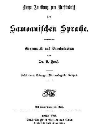 خرید و دانلود نسخه کامل کتاب Kurze Anleitung für das Verständnis der samoanischen Sprache. Grammatik und Vokabularium