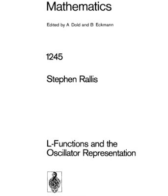 خرید و دانلود نسخه کامل کتاب L-Functions and the Oscillator Representation