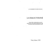 خرید و دانلود نسخه کامل کتاب La dialectología