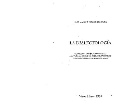 خرید و دانلود نسخه کامل کتاب La dialectología