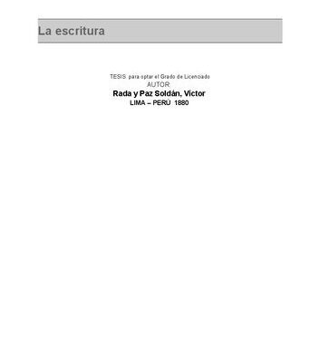 خرید و دانلود نسخه کامل کتاب La escritura
