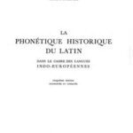 خرید و دانلود نسخه کامل کتاب La phonétique historique du latin