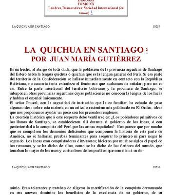 خرید و دانلود نسخه کامل کتاب La quichua en Santiago [Argentina, circa 1860]