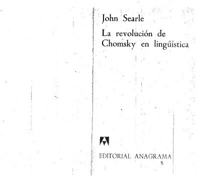 خرید و دانلود نسخه کامل کتاب La revolución de Chomsky en lingüística