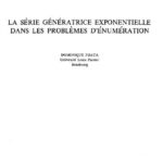 خرید و دانلود نسخه کامل کتاب La serie generatrice exponentielle dans les problemes d’enumeration