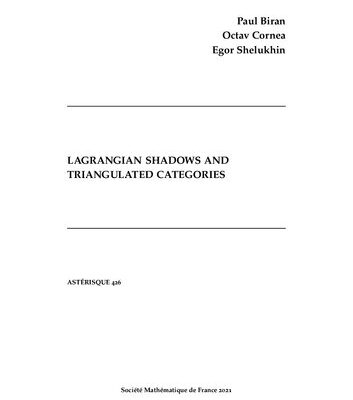 خرید و دانلود نسخه کامل کتاب Lagrangian shadows and triangulated categories