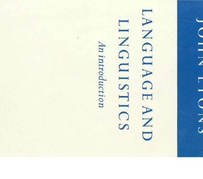 خرید و دانلود نسخه کامل کتاب Language and Linguistics: An Introduction