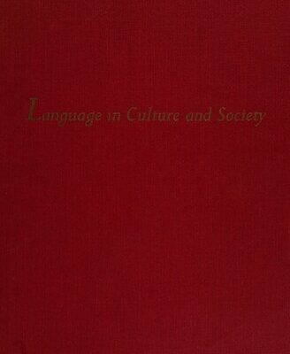 خرید و دانلود نسخه کامل کتاب Language in Culture and Society : A Reader in Linguistics and Anthropology