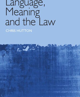 خرید و دانلود نسخه کامل کتاب Language, Meaning, and the Law