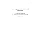 خرید و دانلود نسخه کامل کتاب Larch: Languages and Tools for Formal Specification