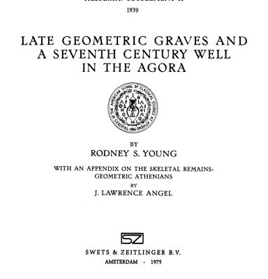 خرید و دانلود نسخه کامل کتاب Late Geometric Graves and a Seventh Century Well in the Agora (Hesperia Supplement 2)