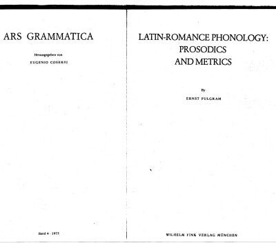 خرید و دانلود نسخه کامل کتاب Latin-Romance phonology: prosodics and metrics