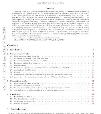 خرید و دانلود نسخه کامل کتاب Lattice paths and submonoids of Z^2