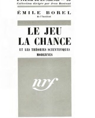 خرید و دانلود نسخه کامل کتاب Le jeu, la chance et les théories scientifiques modernes