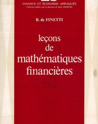 خرید و دانلود نسخه کامل کتاب Leçons de mathématiques financières