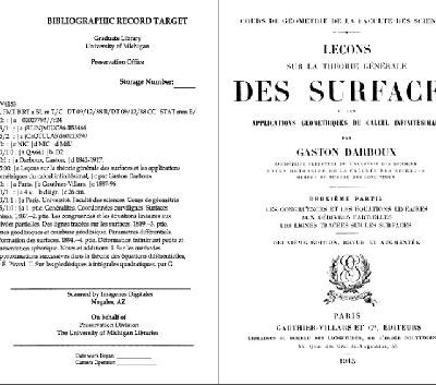 خرید و دانلود نسخه کامل کتاب Leçons sur la théorie générale des surfaces