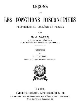 خرید و دانلود نسخه کامل کتاب Lecons sur les fonctions discontinues
