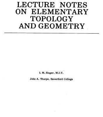 خرید و دانلود نسخه کامل کتاب Lecture Notes On Elementary Topology And Geometry
